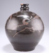 A NORTHERN SONG DYNASTY CIZHOU TYPE OVOID BOTTLE 'XIAOKOU PING',