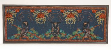 A LARGE ARTS AND CRAFTS TEXTILE PANEL, EARLY 20TH CENTURY