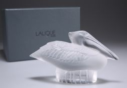 LALIQUE, A MODEL OF A PELICAN