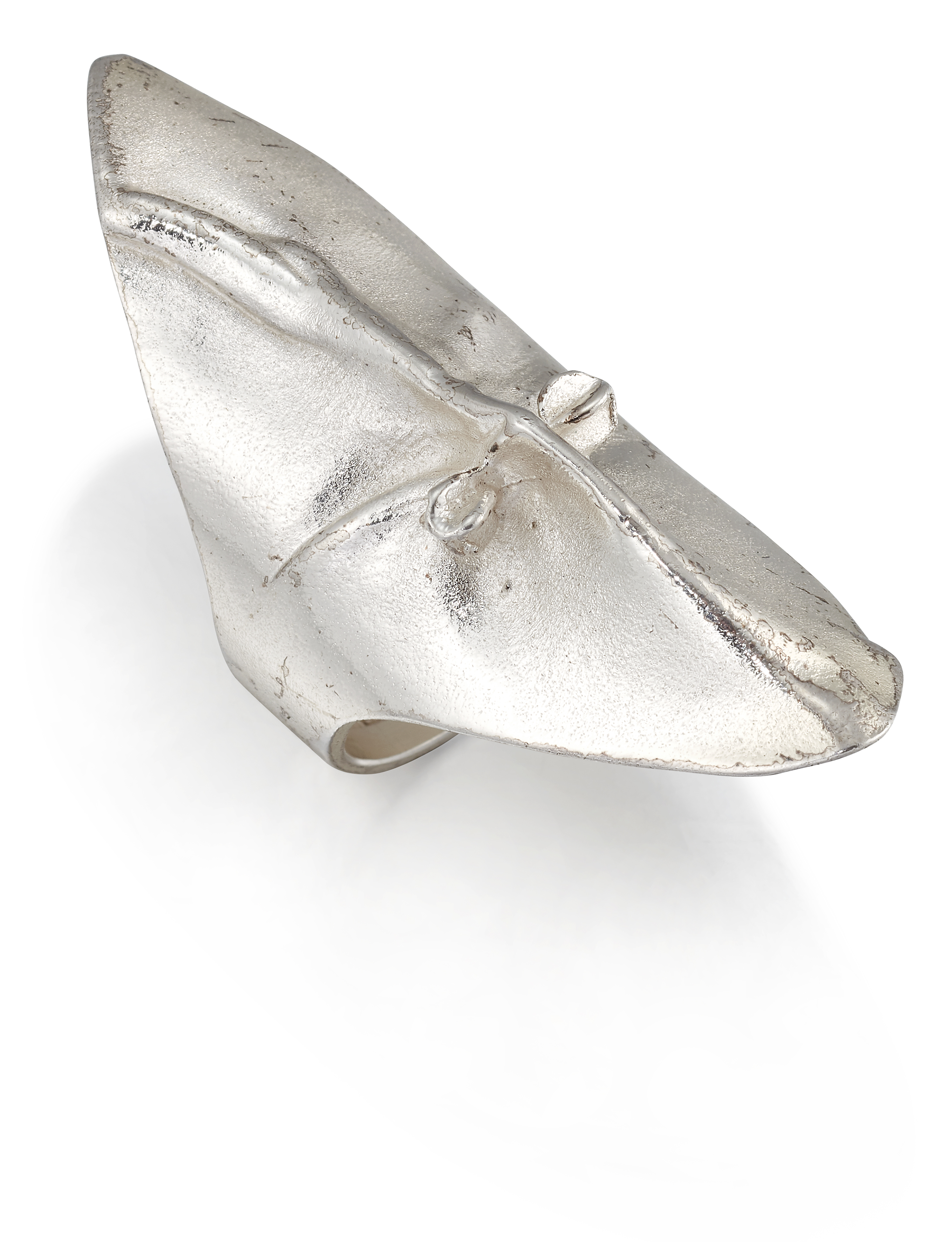 BJÖRN WECKSTRÖM FOR LAPPONIA, SPACE COLLECTION - A SCANDINAVIAN SILVER MASK OF GONDA RING - Image 2 of 2