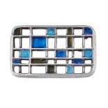 UNI DAVID-ANDERSEN, A NORWEGIAN SILVER ENAMEL BROOCH/PENDANT