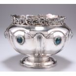 AN ART NOUVEAU SILVER-PLATED BOWL, by Boardman & Glossop