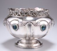 AN ART NOUVEAU SILVER-PLATED BOWL, by Boardman & Glossop