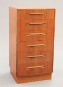 G PLAN A TEAK CHEST OF DRAWERS