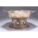 A DANISH SILVER CENTRE BOWL BY CHRISTIAN F. HEISE