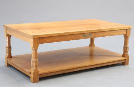 BOB HUNTER A WRENMAN OAK LARGE COFFEE TABLE