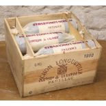 6 MAGNUMS (IN OWC) CHATEAU PICHON LONGUEVILLE COMTESSE DE LALANDE GRAND CRU CLASSE PAUILLAC 1990