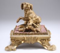 A 19TH CENTURY FRENCH ORMOLU GROUP