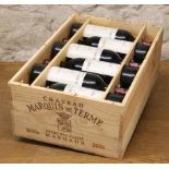 12 BOTTLES (IN OWC) CHATEAU MARQUIS DE TERME GRAND CRU CLASSE MARGAUX 2000