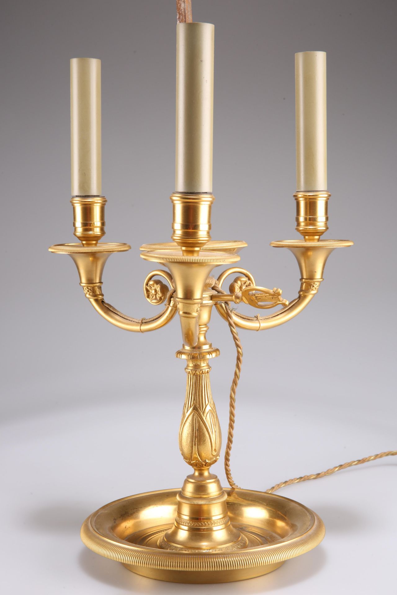 A FRENCH GILT-BRASS BOUILLOTE LAMP - Image 2 of 2