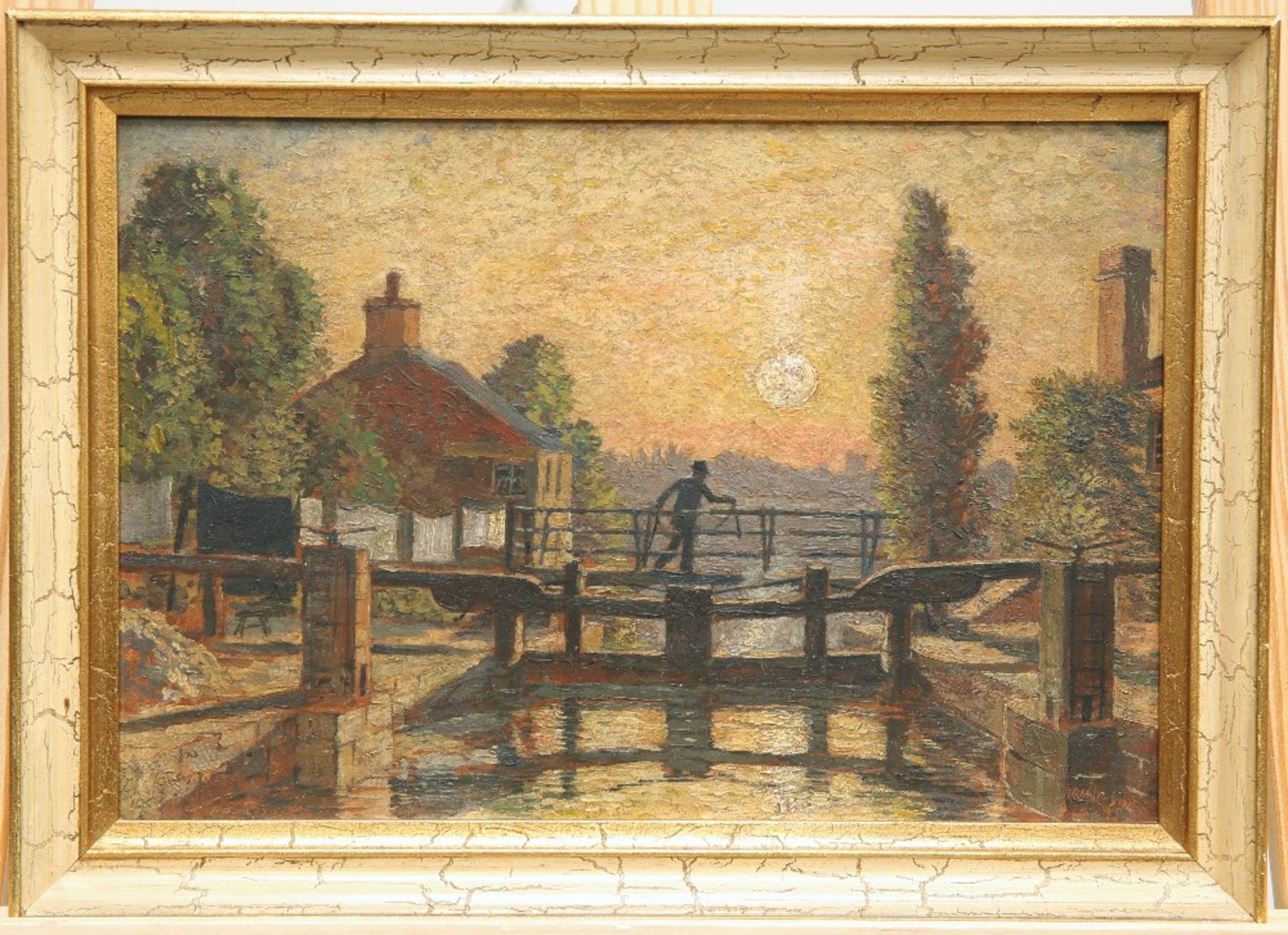 FREDERICK (FRED) CECIL JONES (1891-1966), CANAL LOCK