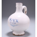 A RARE LONDON DELFT SACK BOTTLE