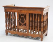 A 19TH CENTURY FRENCH FRUITWOOD PANETIERE
