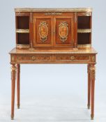 A FRENCH GILT-METAL MOUNTED AND MARQUETRY BUREAU DE DAME