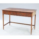 A GEORGE III MAHOGANY SIDETABLE