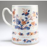 AN 18TH CENTURY CHINESE IMARI TANKARD