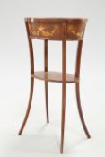 AN EDWARDIAN INLAID MAHOGANY JARDINIERE, CIRCA 1900