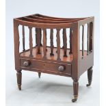 A REGENCY MAHOGANY CANTERBURY