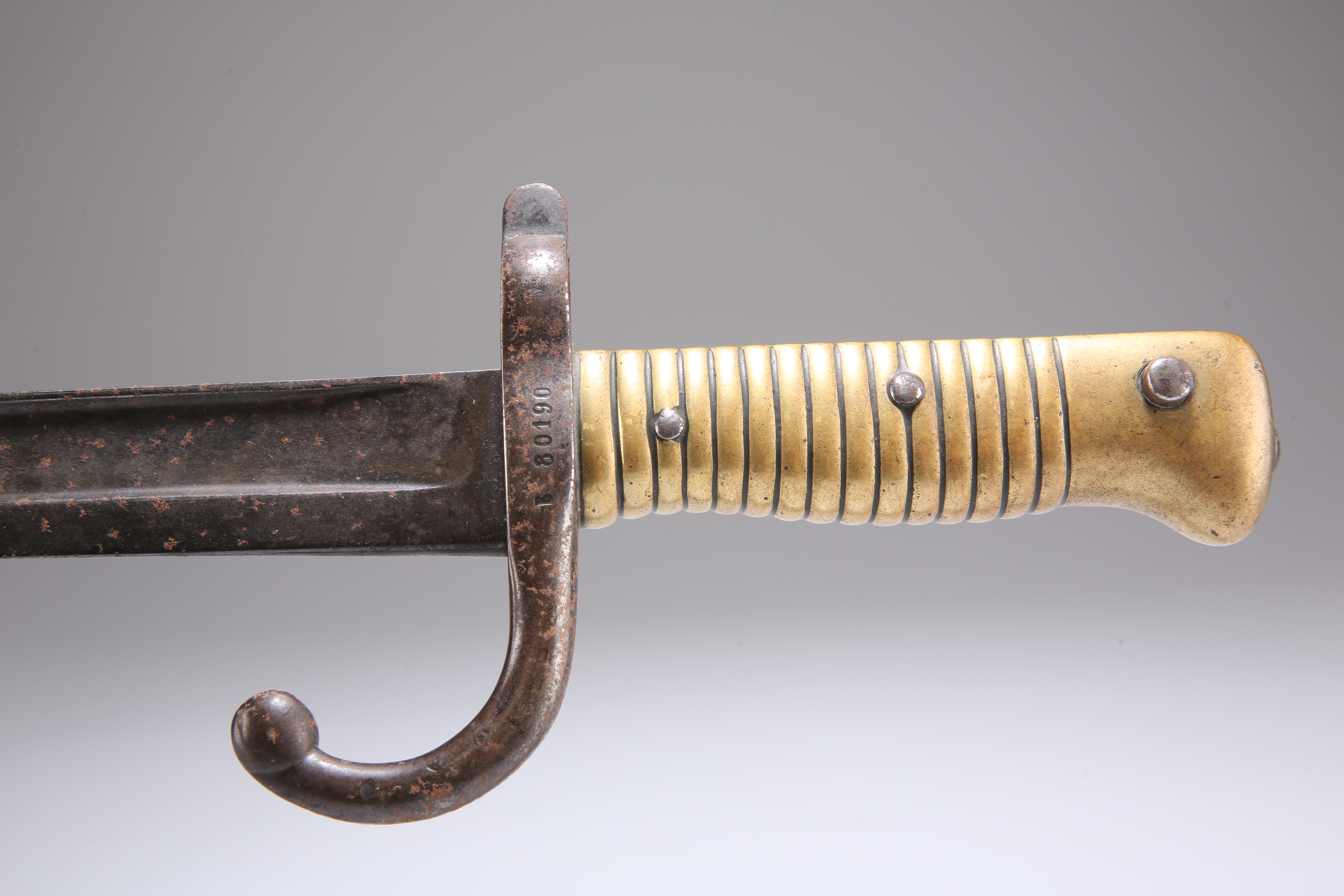 A FRENCH 19TH CENTURY INFANTRY BAYONET - Image 2 of 3