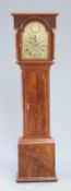 A GEORGE III MAHOGANY 8-DAY LONGCASE CLOCK