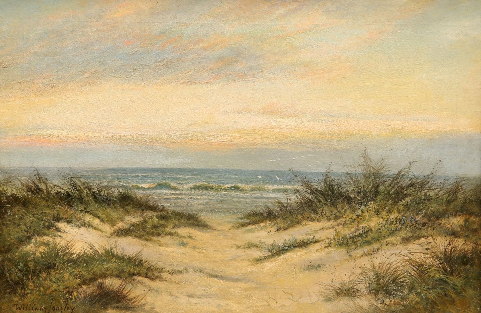 WILLIAM LANGLEY (1852-1922), "SOLITUDE" ON THE SOUTH COAST