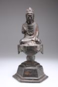 A CHINESE BRONZE BUDDHA