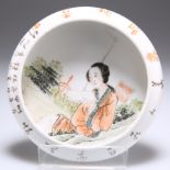 A CHINESE PORCELAIN BRUSH WASHER