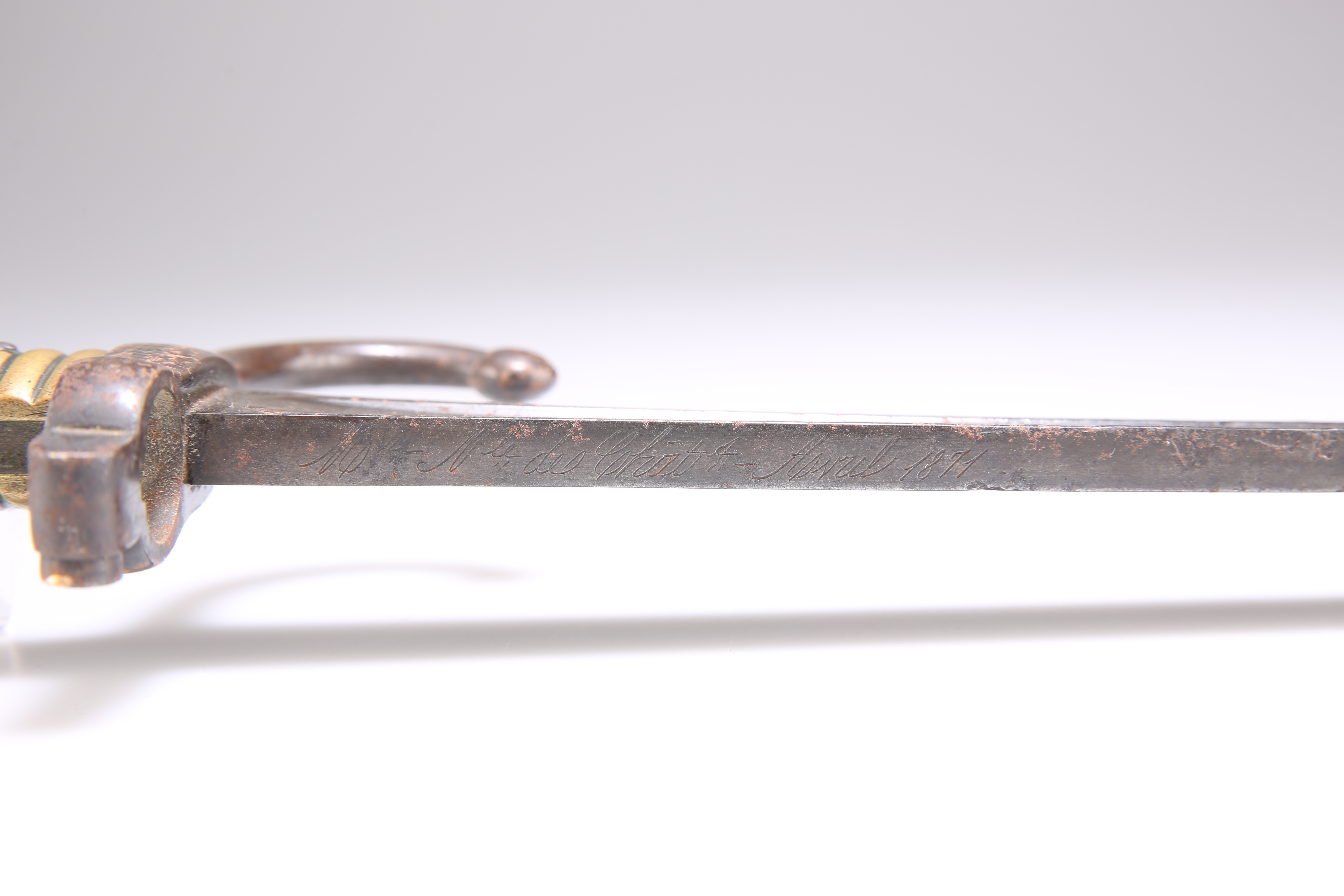 A FRENCH 19TH CENTURY INFANTRY BAYONET - Image 3 of 3