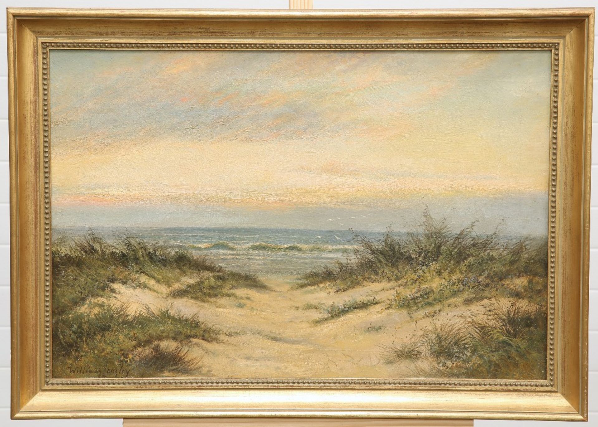 WILLIAM LANGLEY (1852-1922), "SOLITUDE" ON THE SOUTH COAST - Image 2 of 2