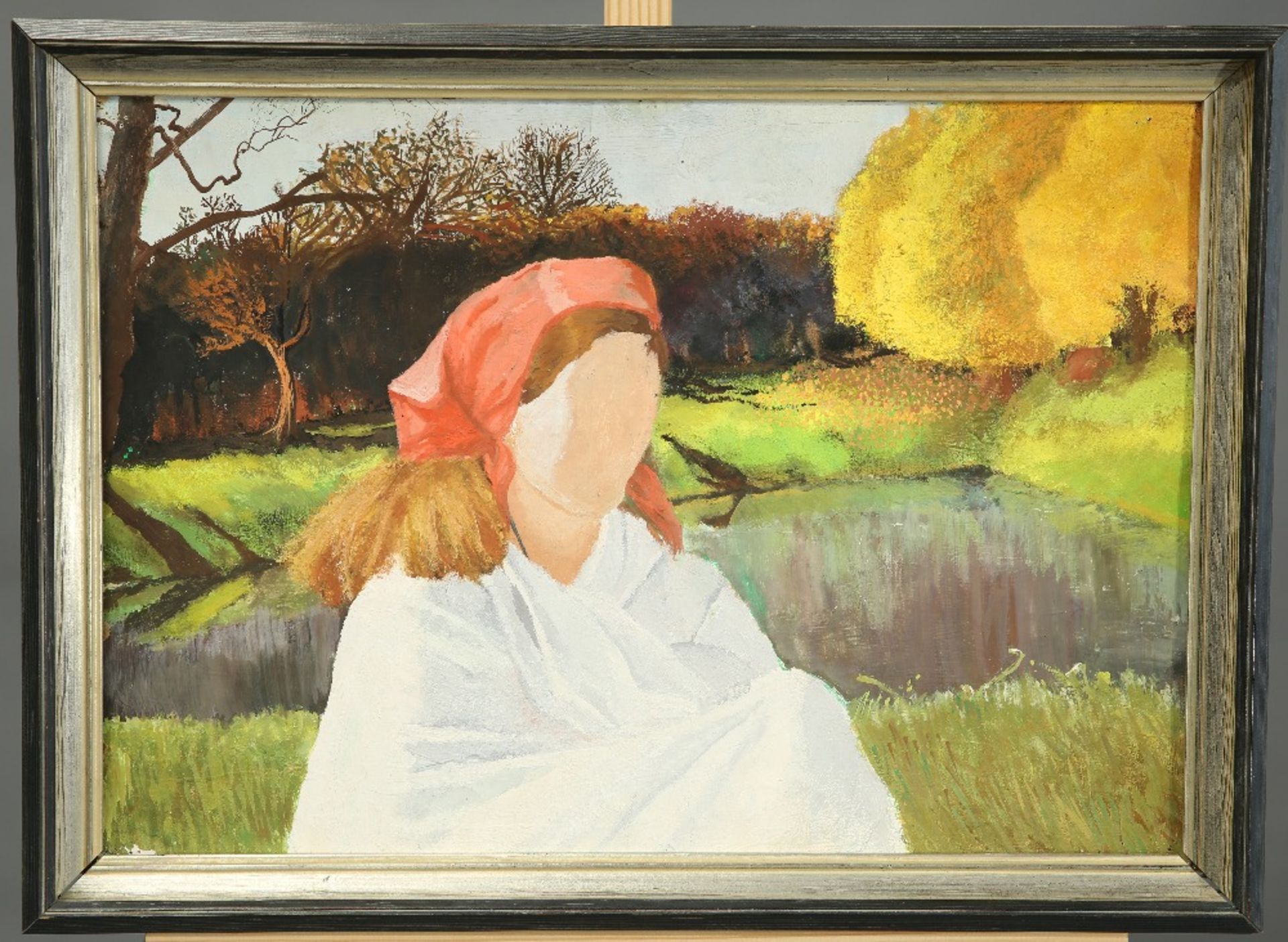 A GROUP OF FOUR PAINTINGS, including Kim Bergsagle - Image 6 of 8