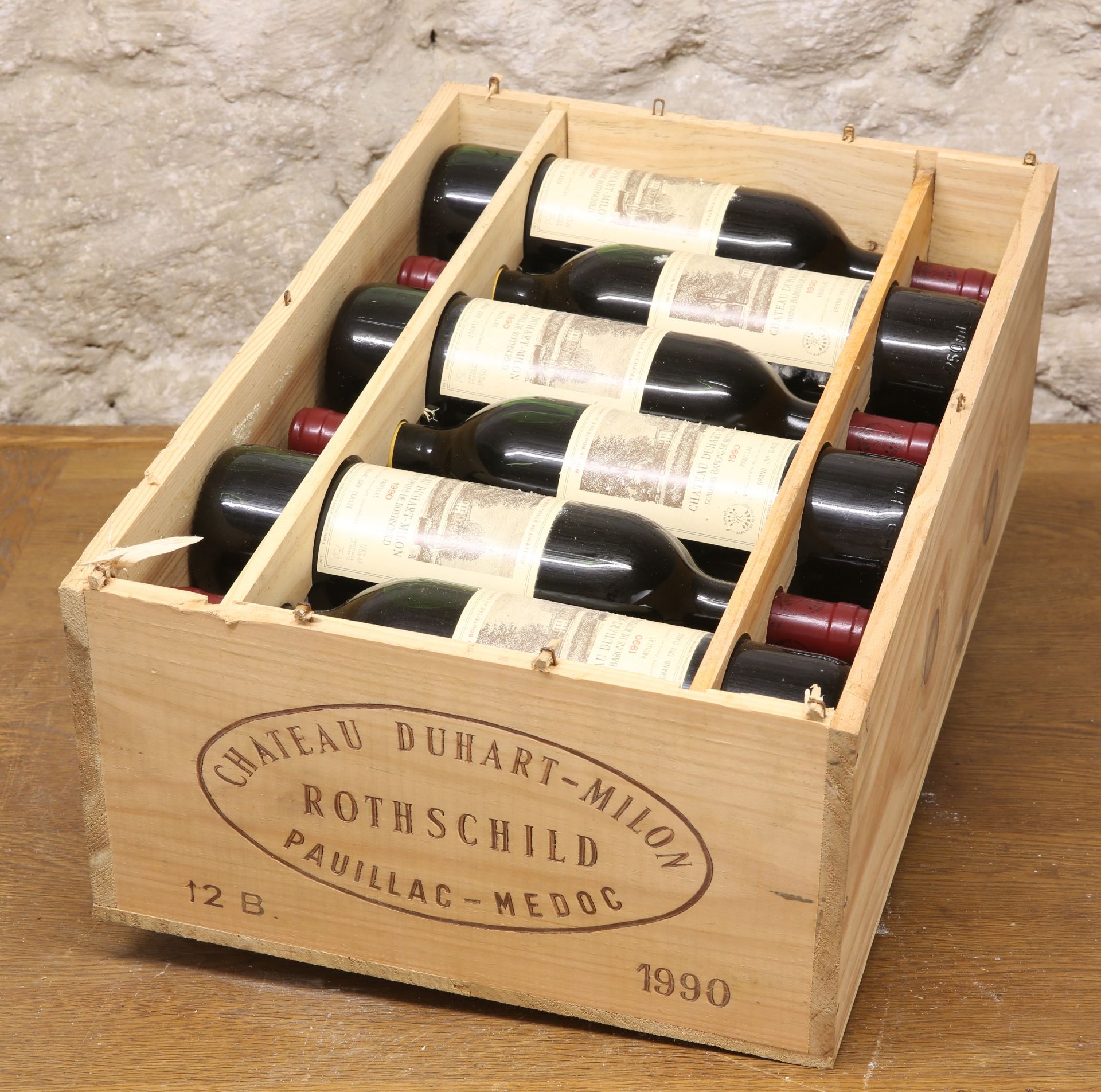 12 BOTTLES (IN OWC) CHATEAU DUHART MILON GRAND CRU CLASSE PAUILLAC 1990