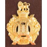 AN OFFICERS' LAST PATTERN FULL GILT BADGE