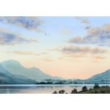 JIM RIDOUT (BORN 1946), "CRUMMOCK WATER AT DUSK"