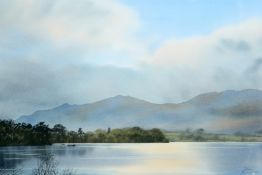 JIM RIDOUT (BORN 1946), "GOWBARROW BAY, ULLSWATER"