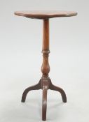 AN EARLY 19TH CENTURY MAHOGANY TRIPOD TABLE