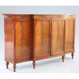 A REGENCY STYLE CROSSBANDED MAHOGANY CHIFFONIER