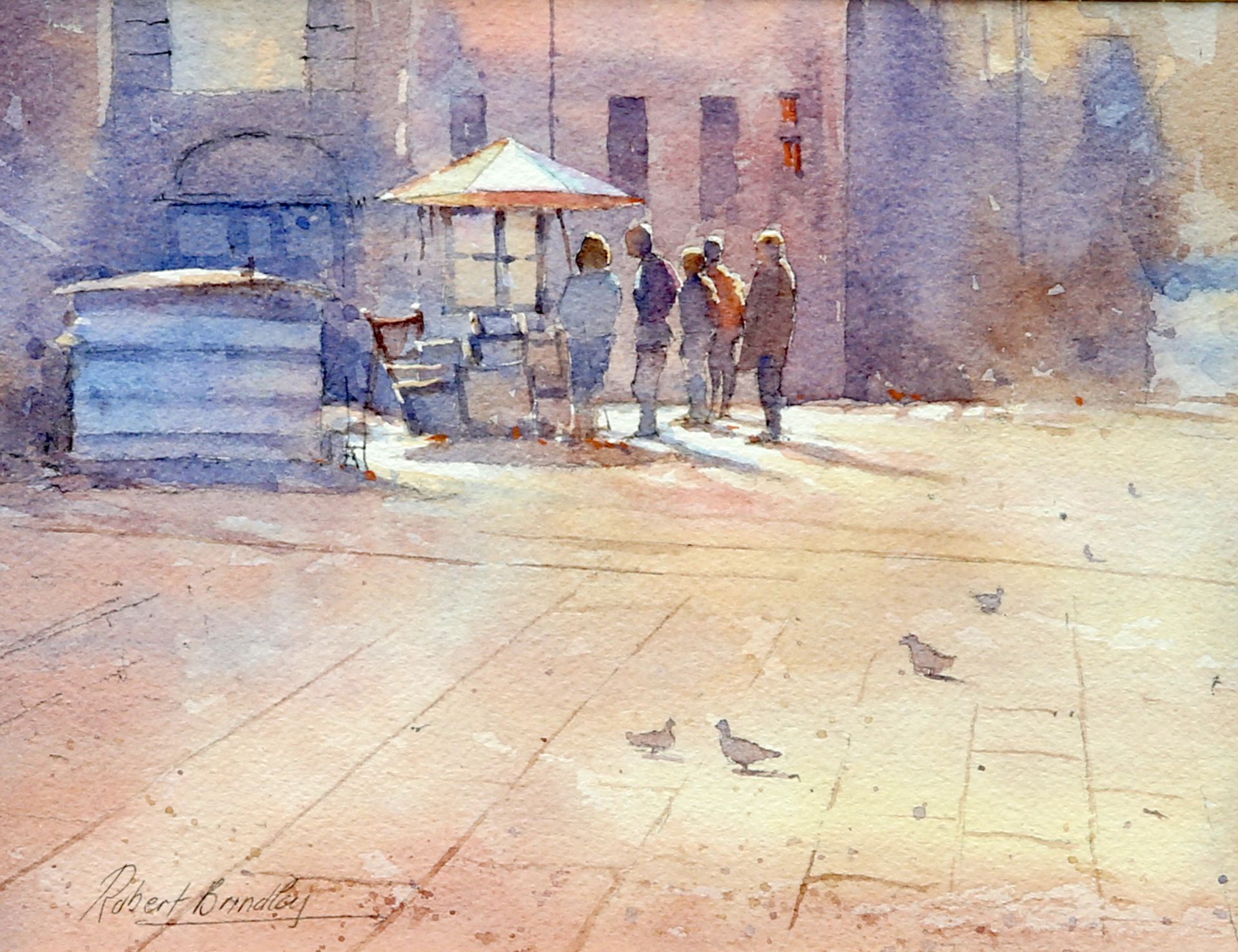 DAVID BRINDLEY (BORN 1949), CAMPO SANTO STEFANO, VENICE