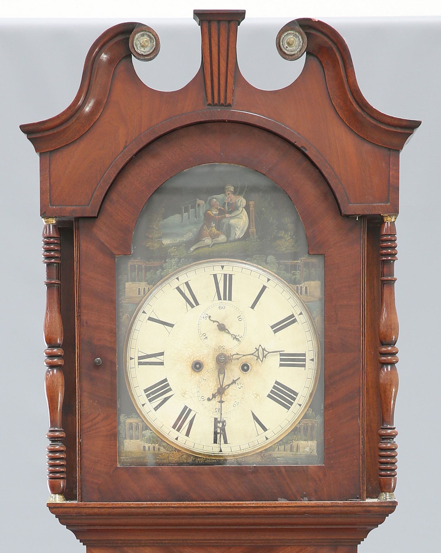 A 19TH CENTURY MAHOGANY 8-DAY LONGCASE CLOCK - Image 2 of 2