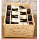 12 BOTTLES (IN OWC) CHATEAU DUHART MILON GRAND CRU CLASSE PAUILLAC 1990