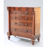 A VICTORIAN MAHOGANY SCOTCH CHEST