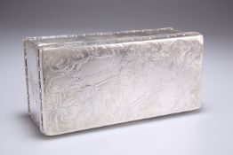 A FINE AMERICAN STERLING SILVER TABLE BOX