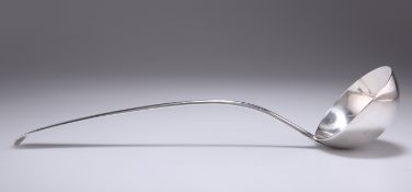 A GEORGE III SILVER LADLE