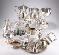 A COLLECTION OF SILVER-PLATE