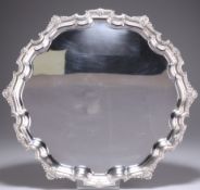 AN ELIZABETH II SILVER SALVER