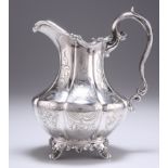 A VICTORIAN SILVER CREAM JUG