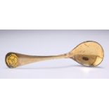 A DANISH STERLING SILVER-GILT SPOON