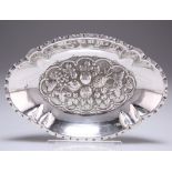 A VICTORIAN SILVER DISH