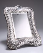 A VICTORIAN SILVER EASEL MIRROR