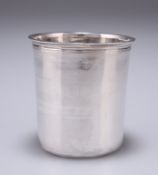 AN ITALIAN SILVER BEAKER