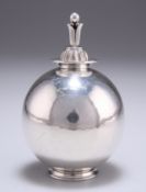 A DANISH STERLING SILVER SCENT BOTTLE